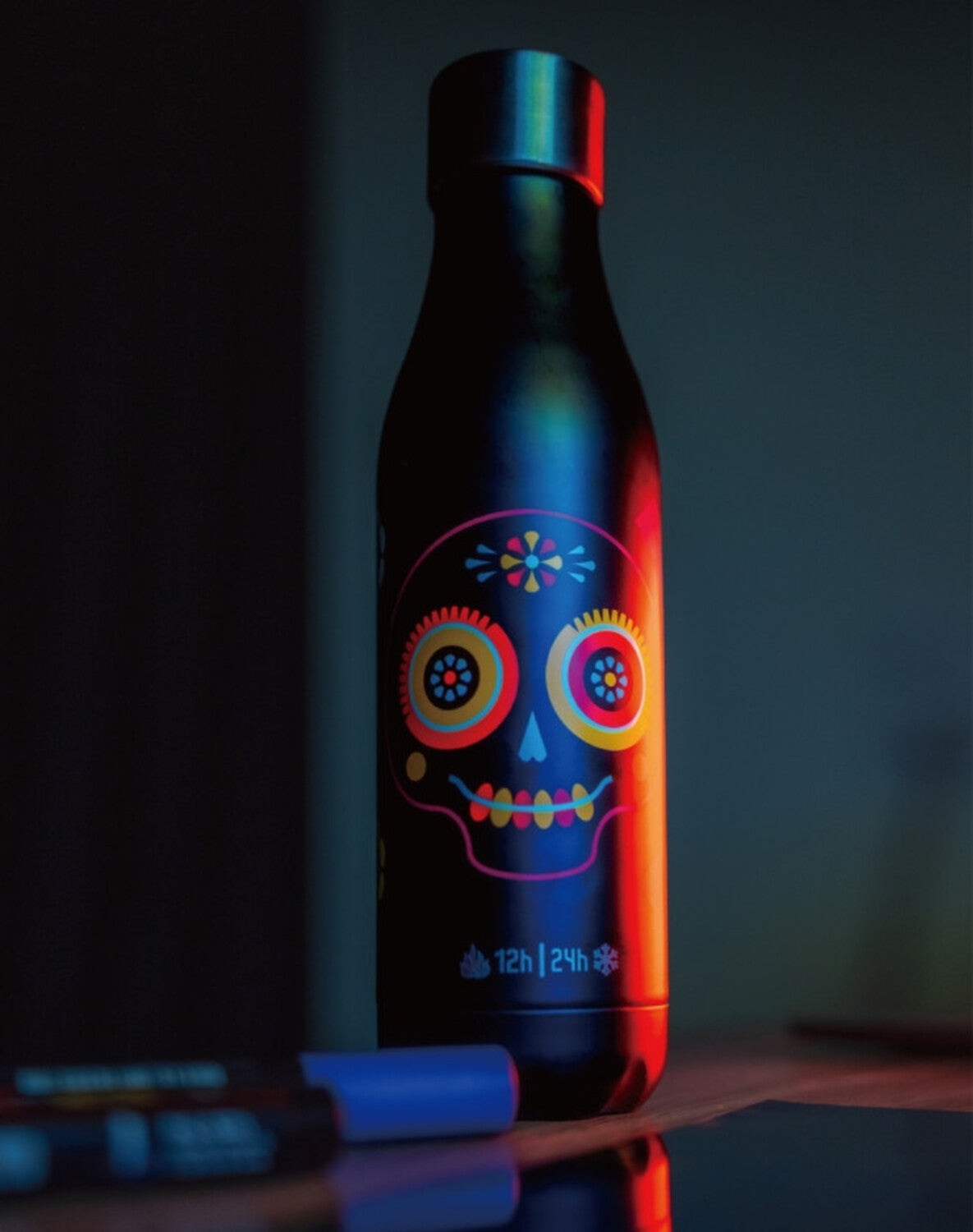 Bouteille isotherme Les Artistes Sugar Skull 500ml