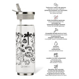 Canette isotherme Les Artistes Creative Dino 500ml