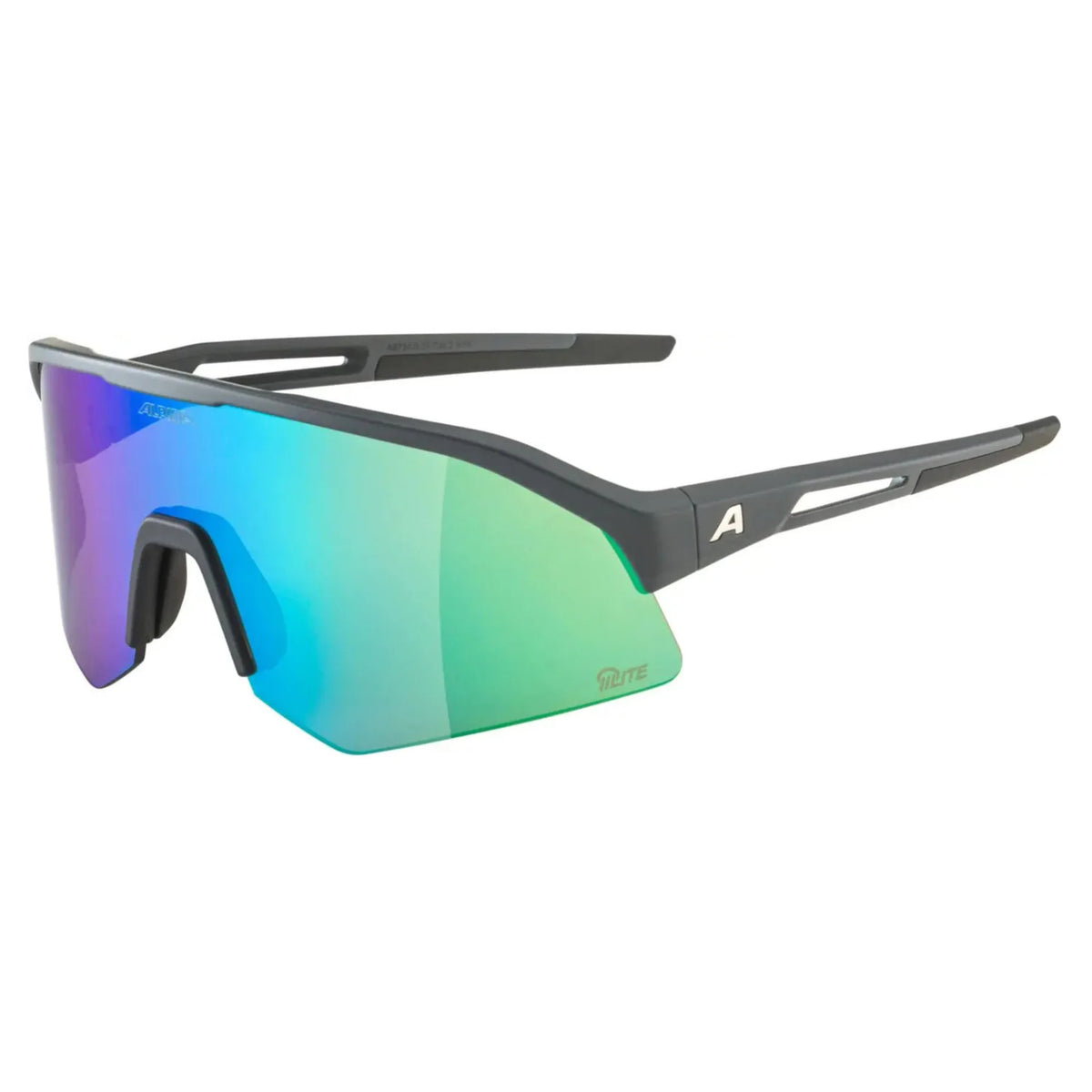 Lunettes Alpina Sonic Hr Midnight-Grey Matt/Mirror Green