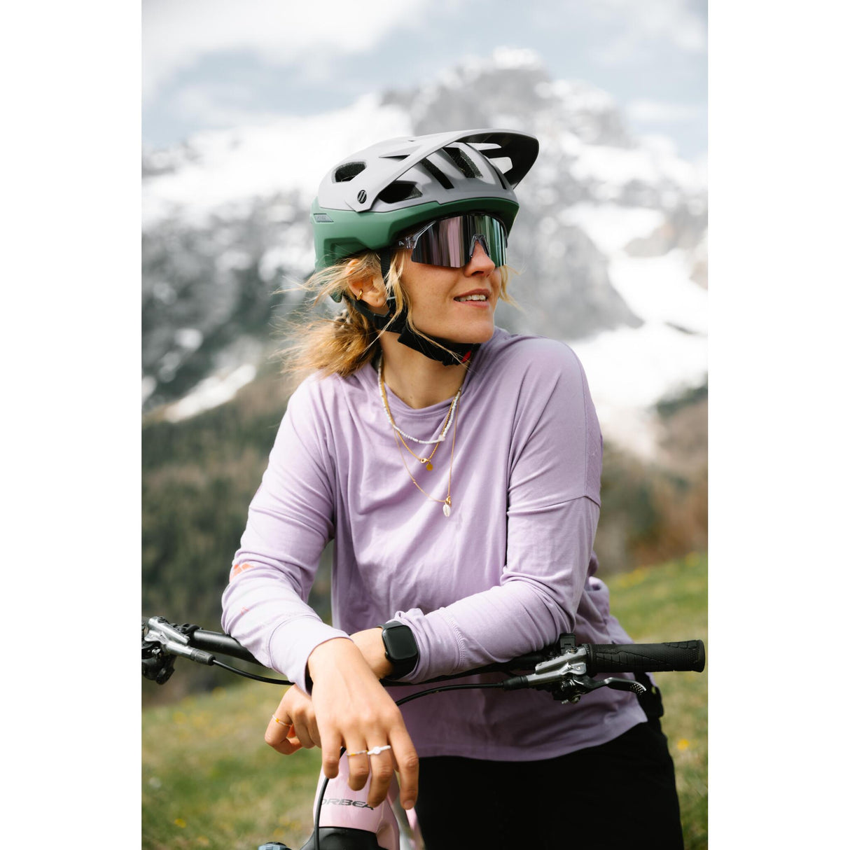 Lunettes ALPINA SONIC HR M Lilac-Tran Gloss Q-Lite Lilac