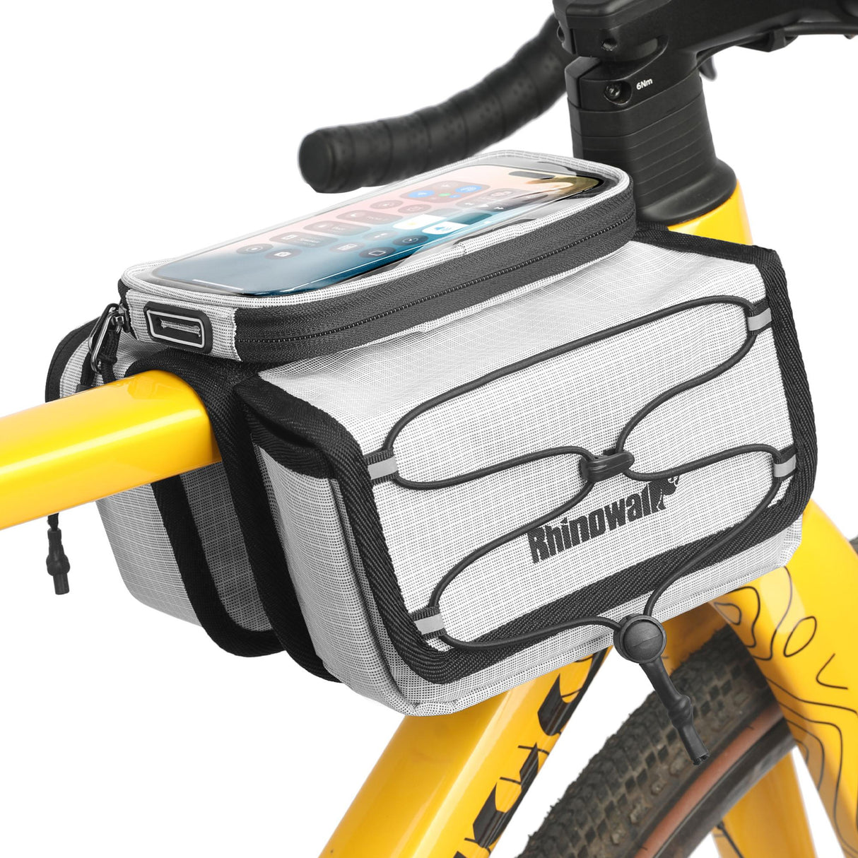 Sacoche de cadre Rhinowalk avec support téléphone tactile