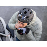 Casque de vélo avec visière BBB District Led Noir