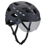Casque de vélo avec visière BBB District Led Noir