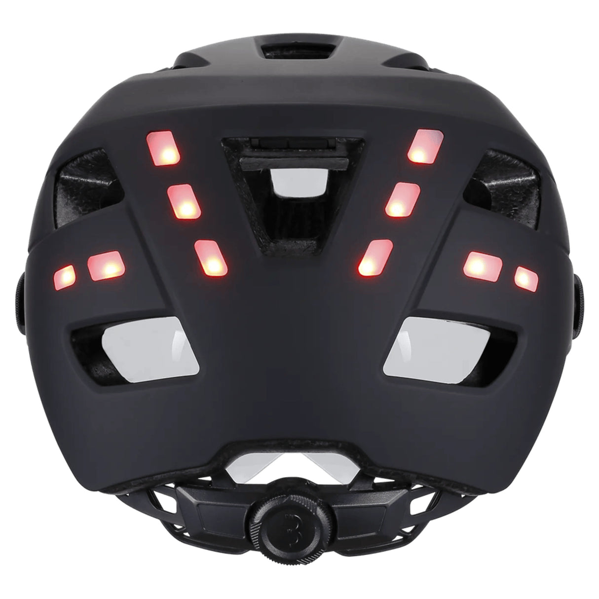 Casque de vélo avec visière BBB District Led Noir