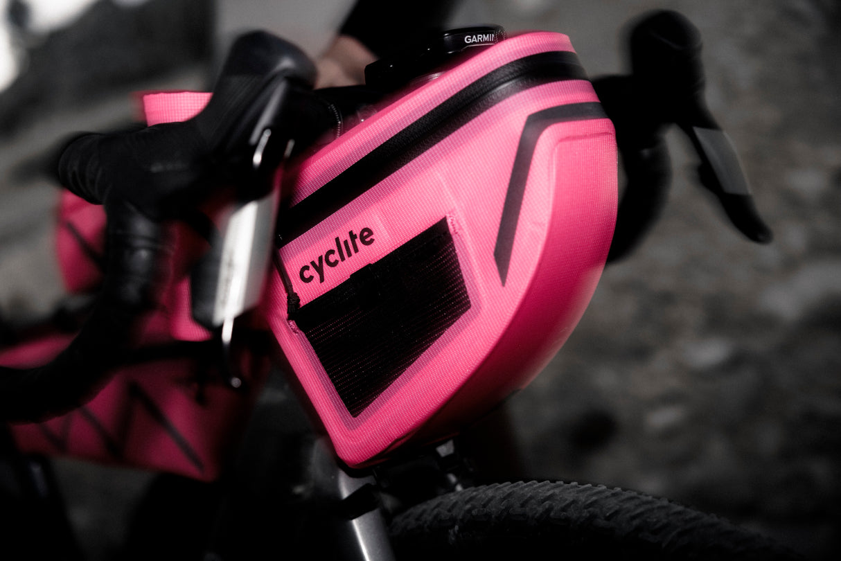 Sacoche de cadre Cyclite HANDLE BAR AERO BAG / 02 Rose