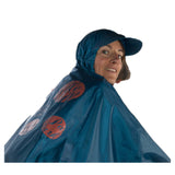 Cape de pluie SPAD DE VILLE Fulap Bleu/Motifs Rouge