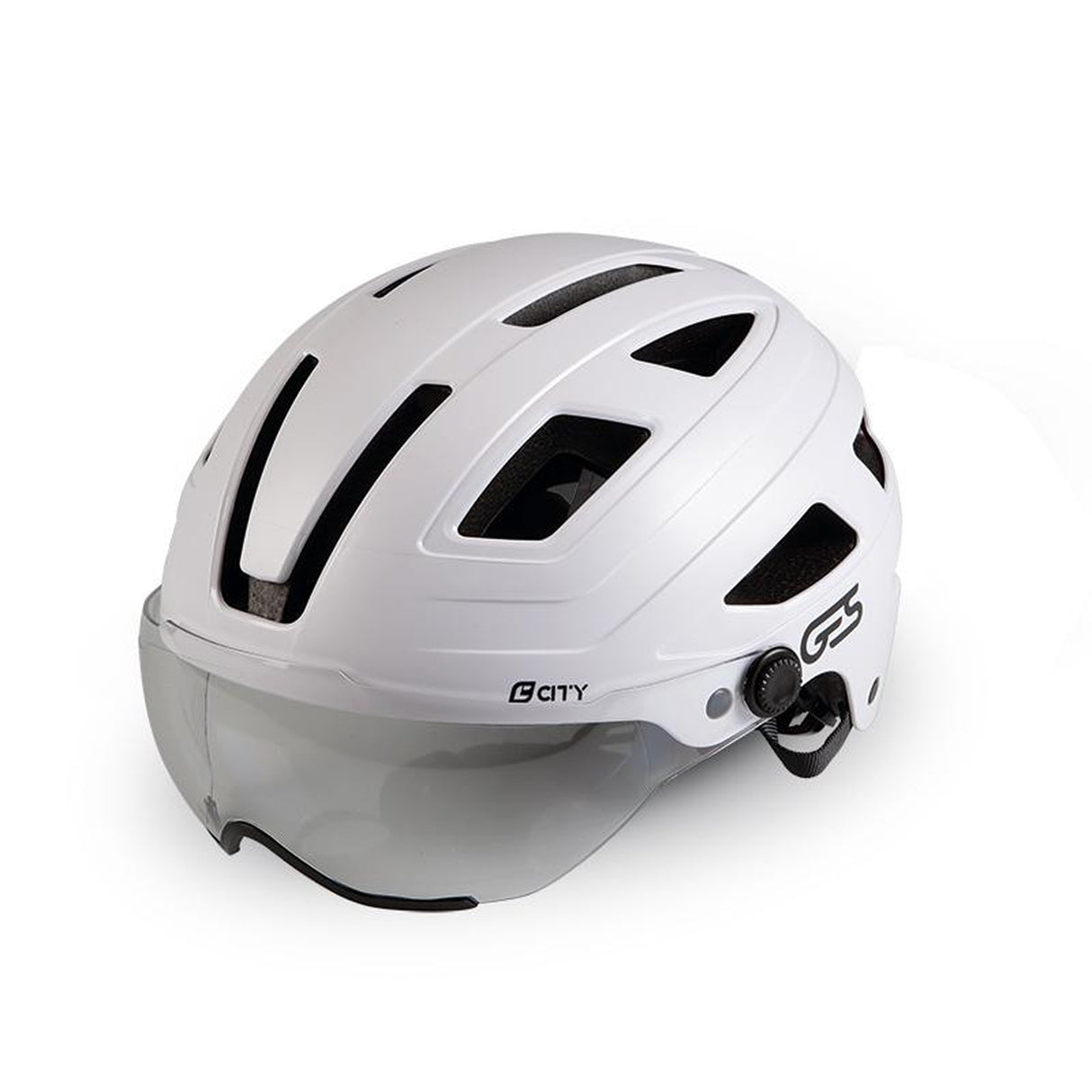 Casque GES CITY VISOR Blanche