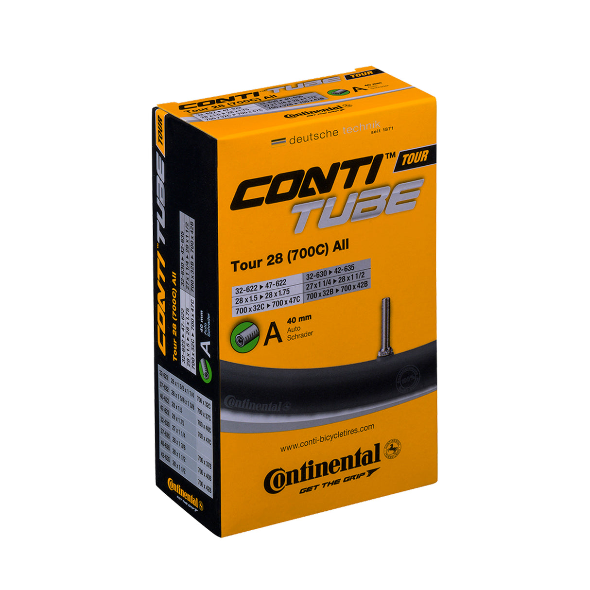 Chambre à air Continental Tour 28 All (700C)