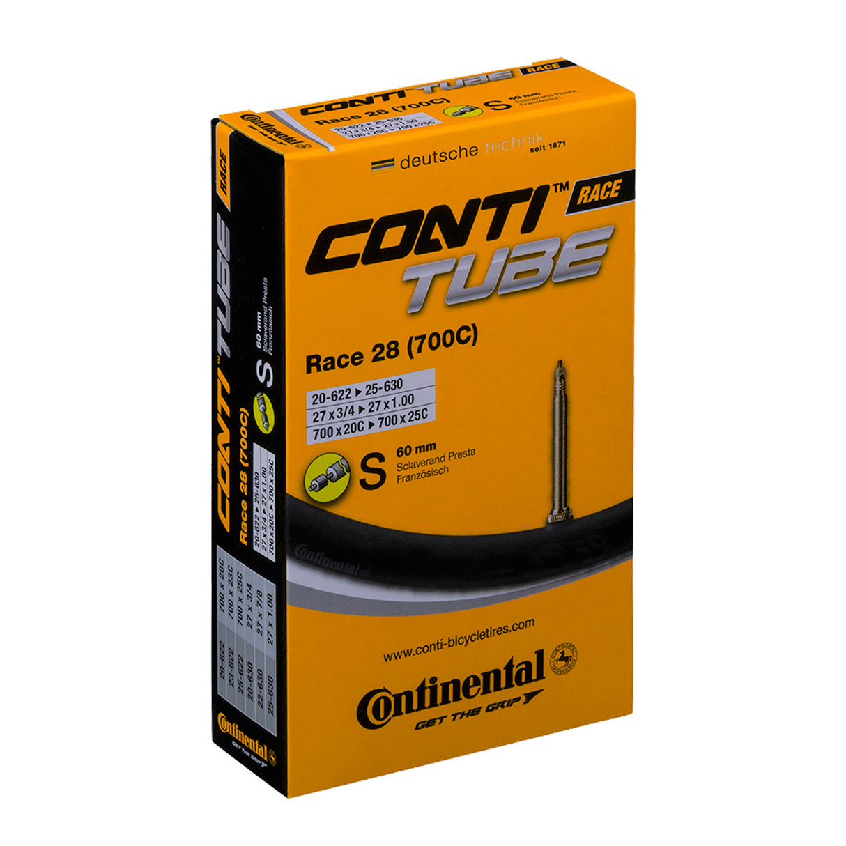 Chambre à air Continental Race 28 Presta 60mm