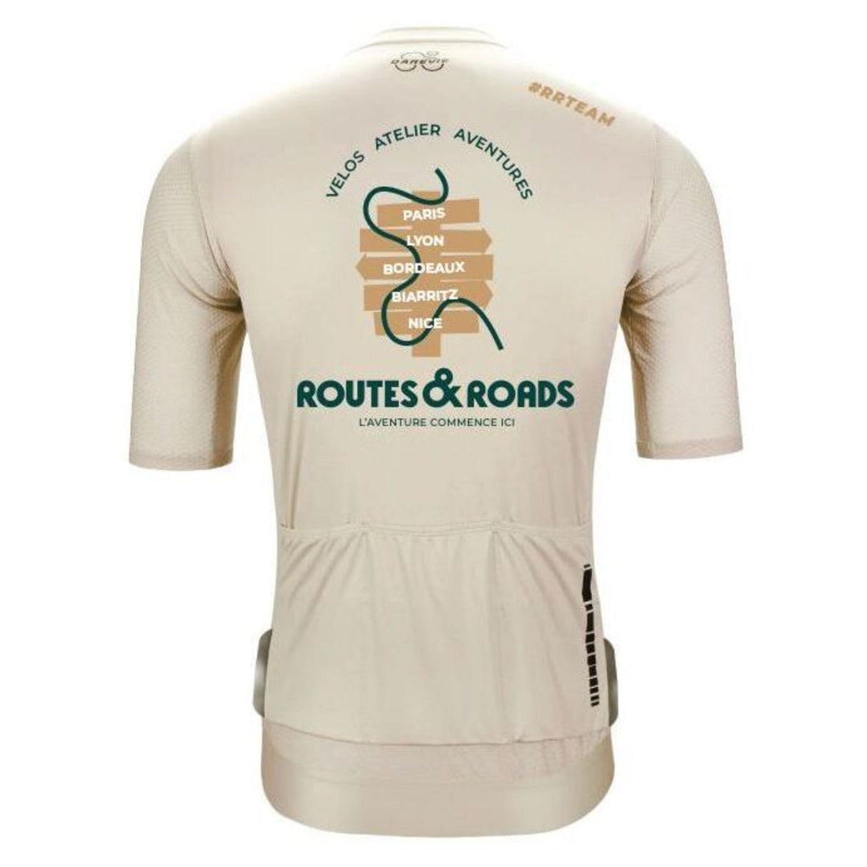 Maillot Routes&Roads Beige