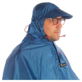 Cape de pluie SPAD DE VILLE Fulap Bleu/Motifs Rouge