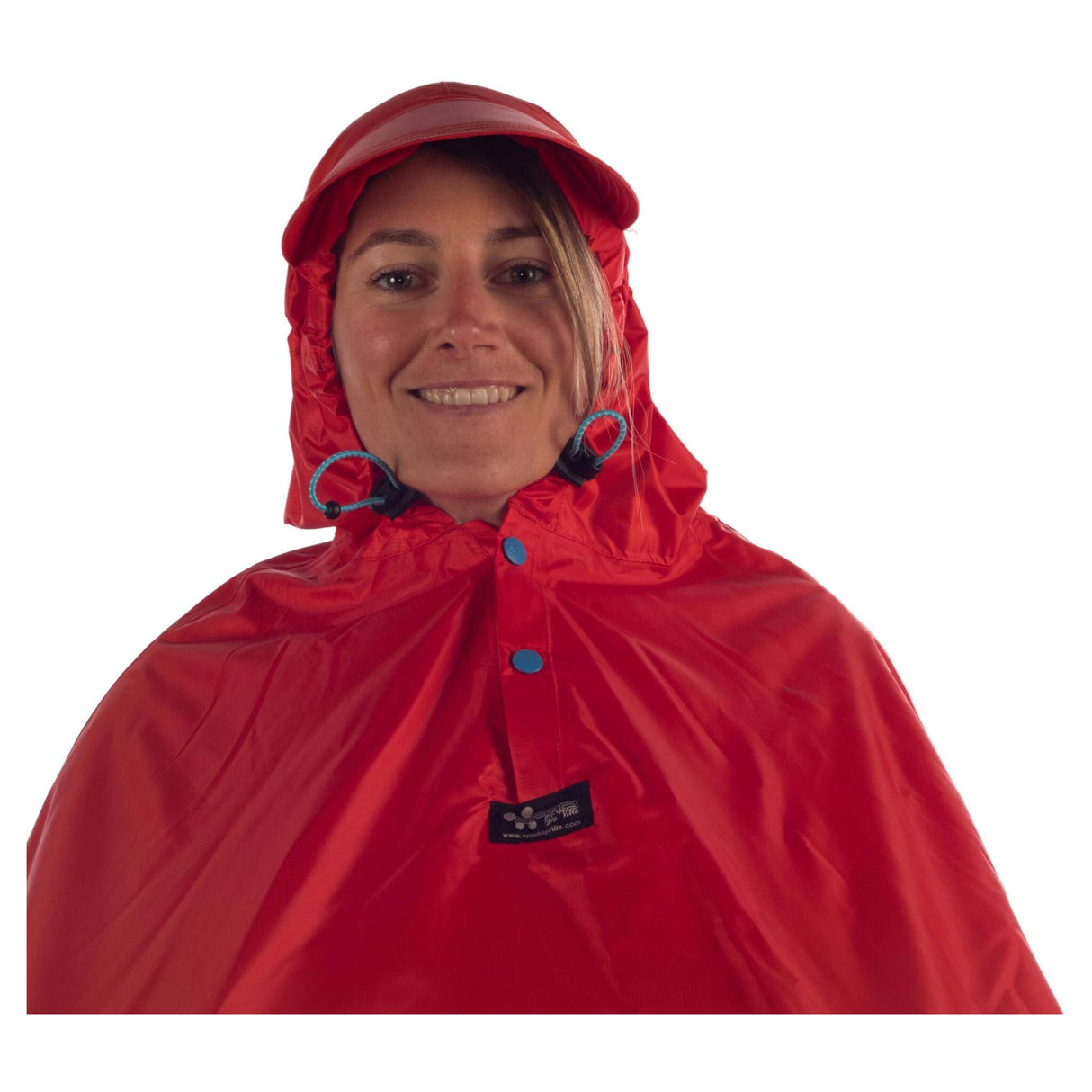 Cape de pluie SPAD DE VILLE Fulap Rouge/Motifs Bleu