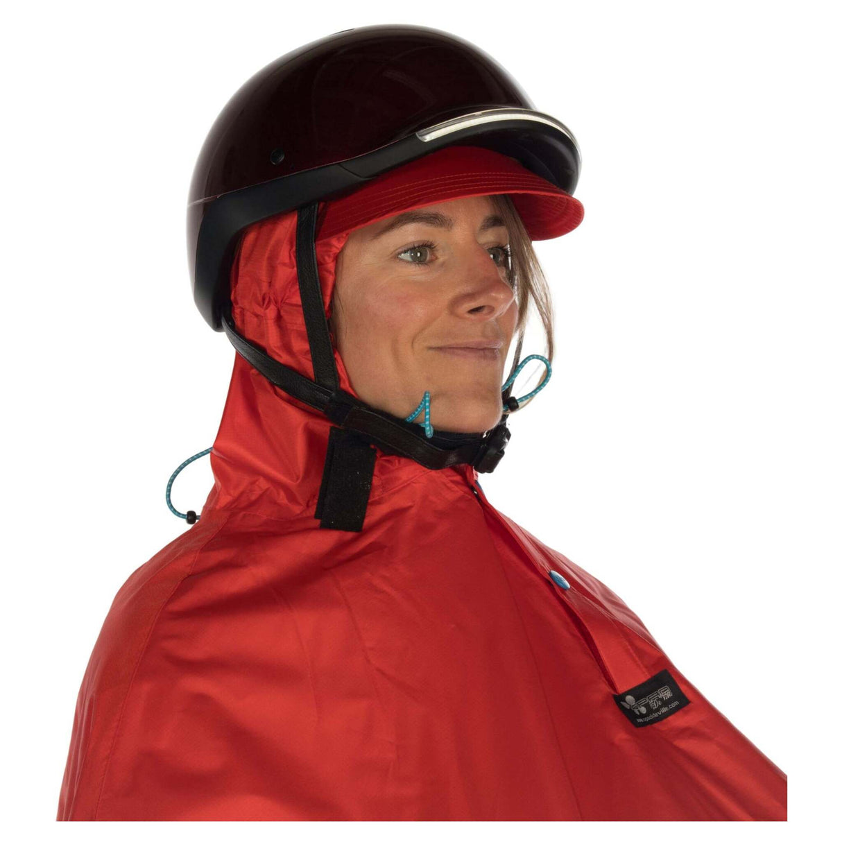 Cape de pluie SPAD DE VILLE Fulap Rouge/Motifs Bleu