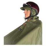 Cape de pluie SPAD DE VILLE Fulap Olive/Motifs Rouge