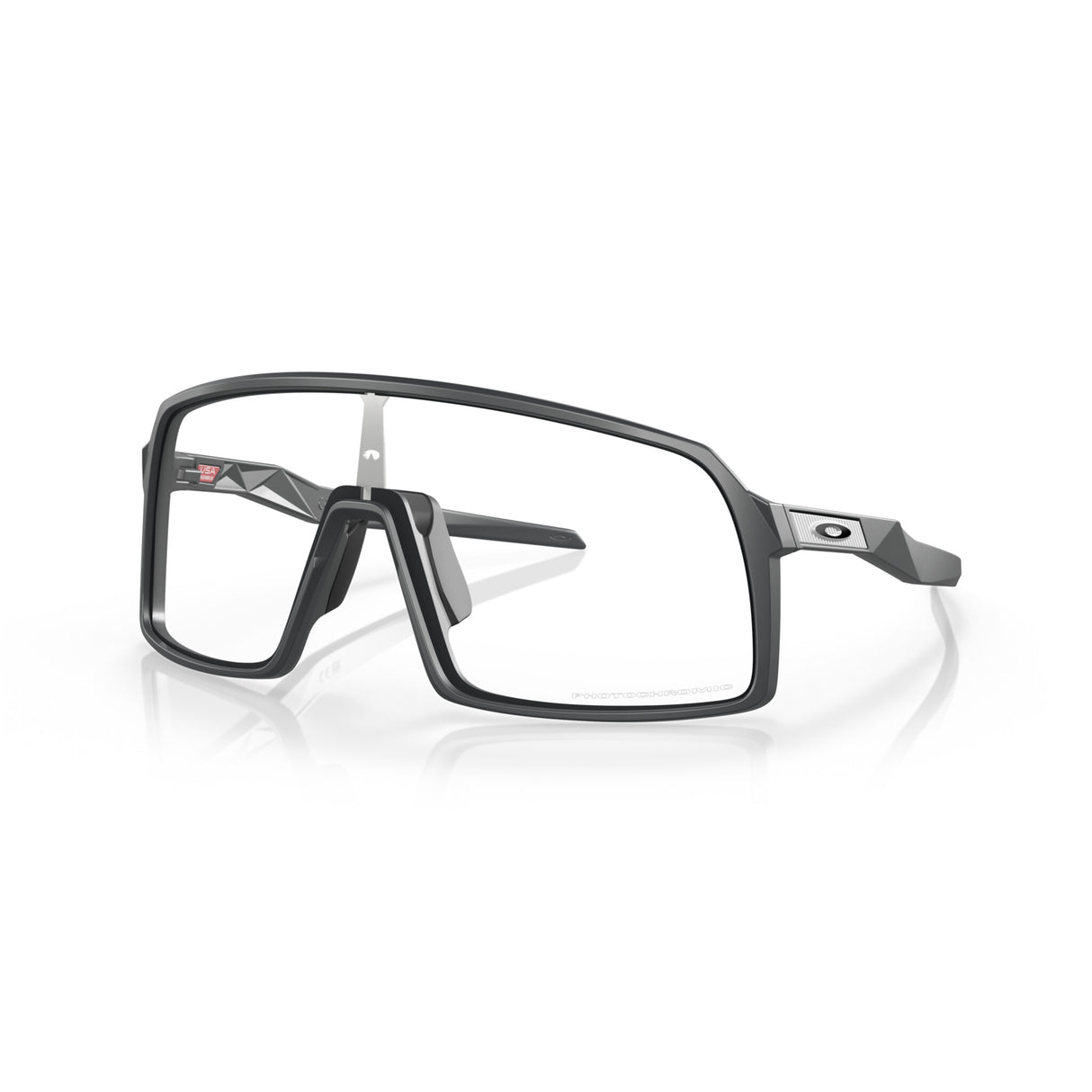 Lunettes Oakley Sutro Matte Carbon, Clear to Black Iridium Photo