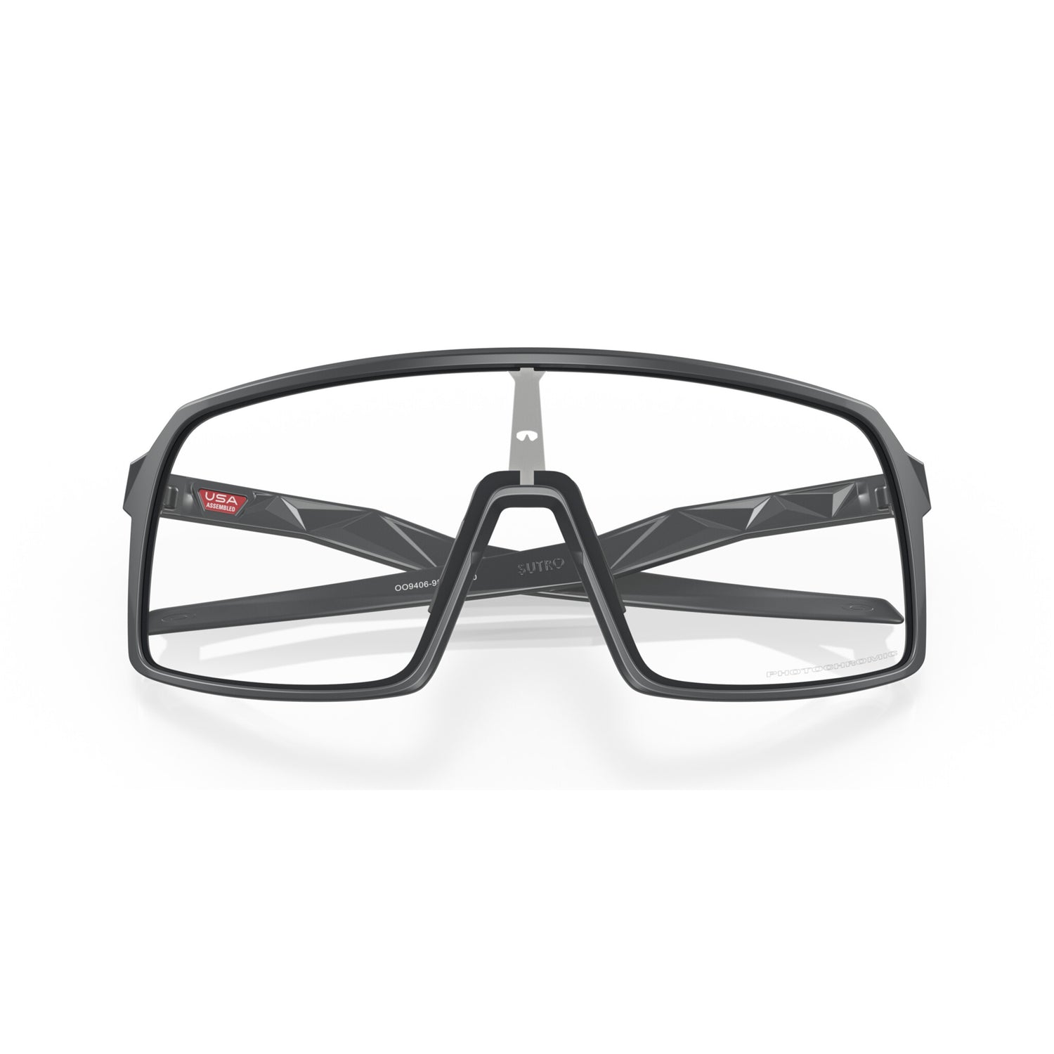 Lunettes Oakley Sutro Matte Carbon, Clear to Black Iridium Photo