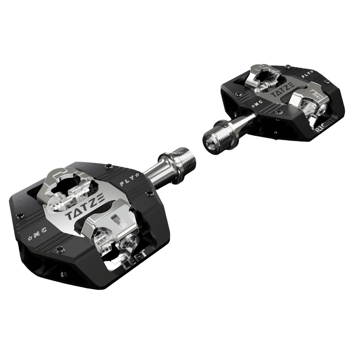 Pédales Automatiques Tatze Mc-Fly Noir