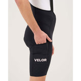 Cuissard à bretelles VELOR Cargo Homme Noir