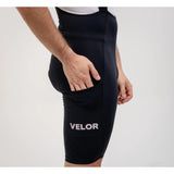 Cuissard à bretelles VELOR Cargo Homme Noir