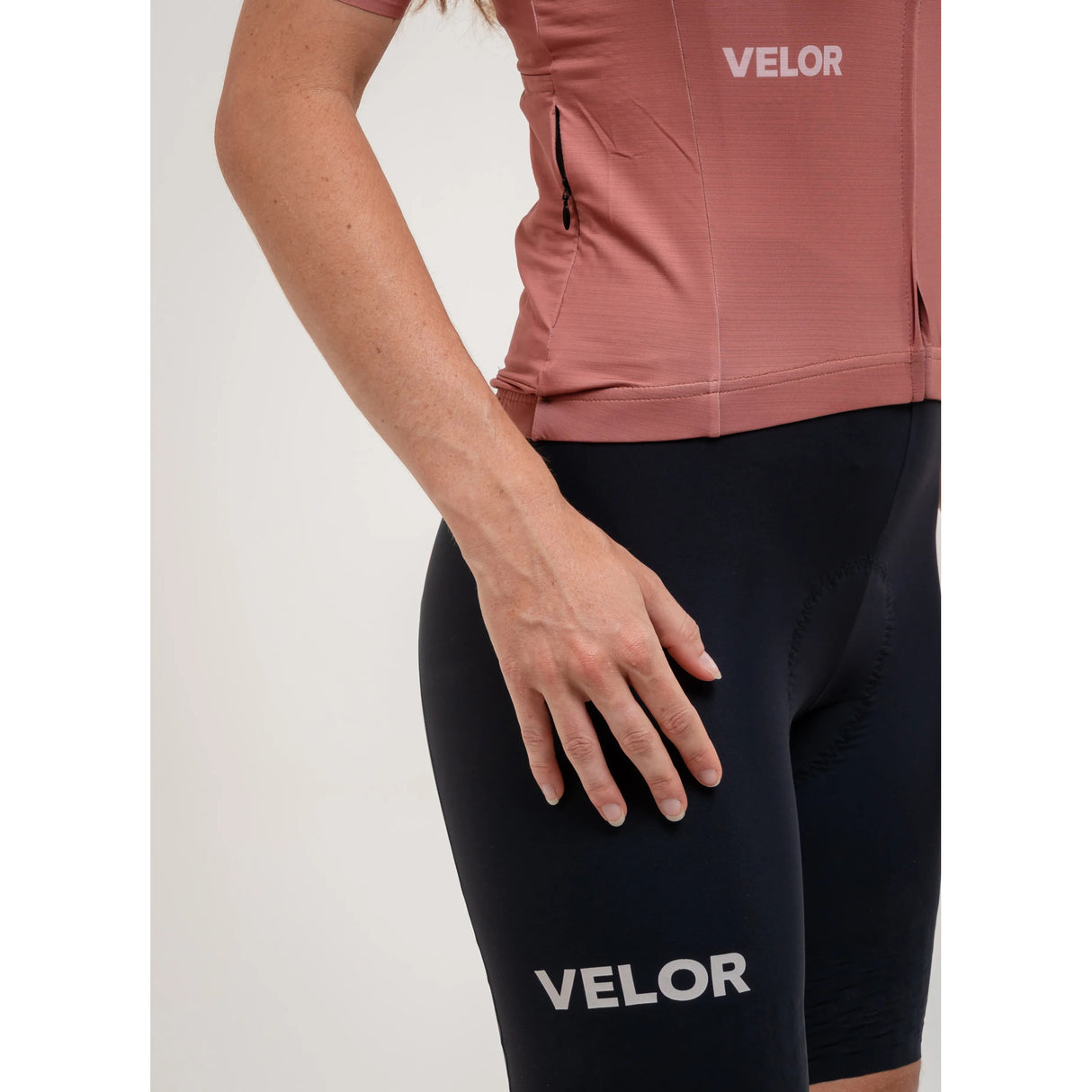 Maillot à manches courtes VELOR Femme Dunes Red