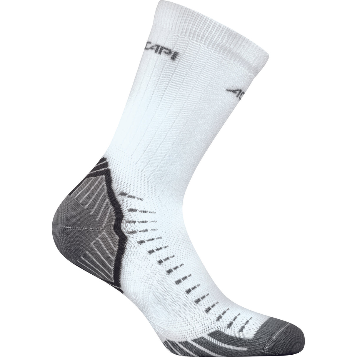 Chaussettes Accapi Cycling Touch Blanc/Anthracite