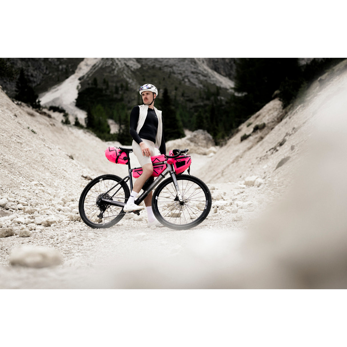 Sacoche de cadre Cyclite TOP TUBE BAG / 03 Pink Rush